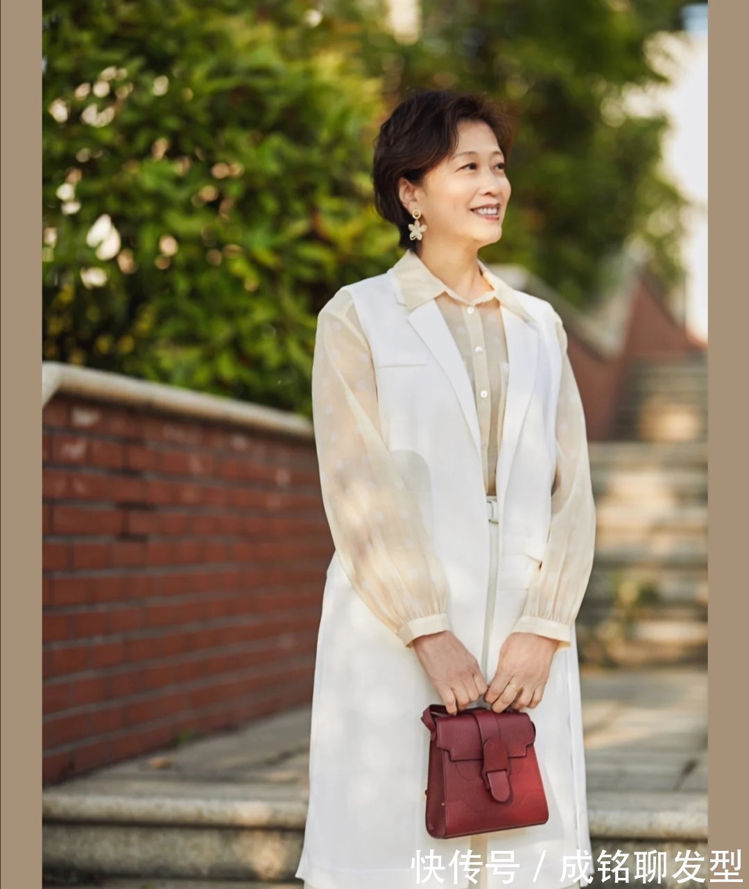 橘色调 适合五六十岁阿姨的入秋穿搭,不花哨不扮嫩,每一套都能照搬