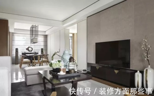 中式|126平卧室黑白灰的中式禅意格调，效果独特而又舒适端庄