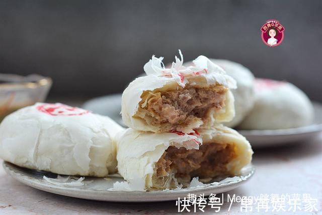 倍儿香的苏式鲜肉月饼，大口吃肉真过瘾，简单几步让酥皮轻薄如雪