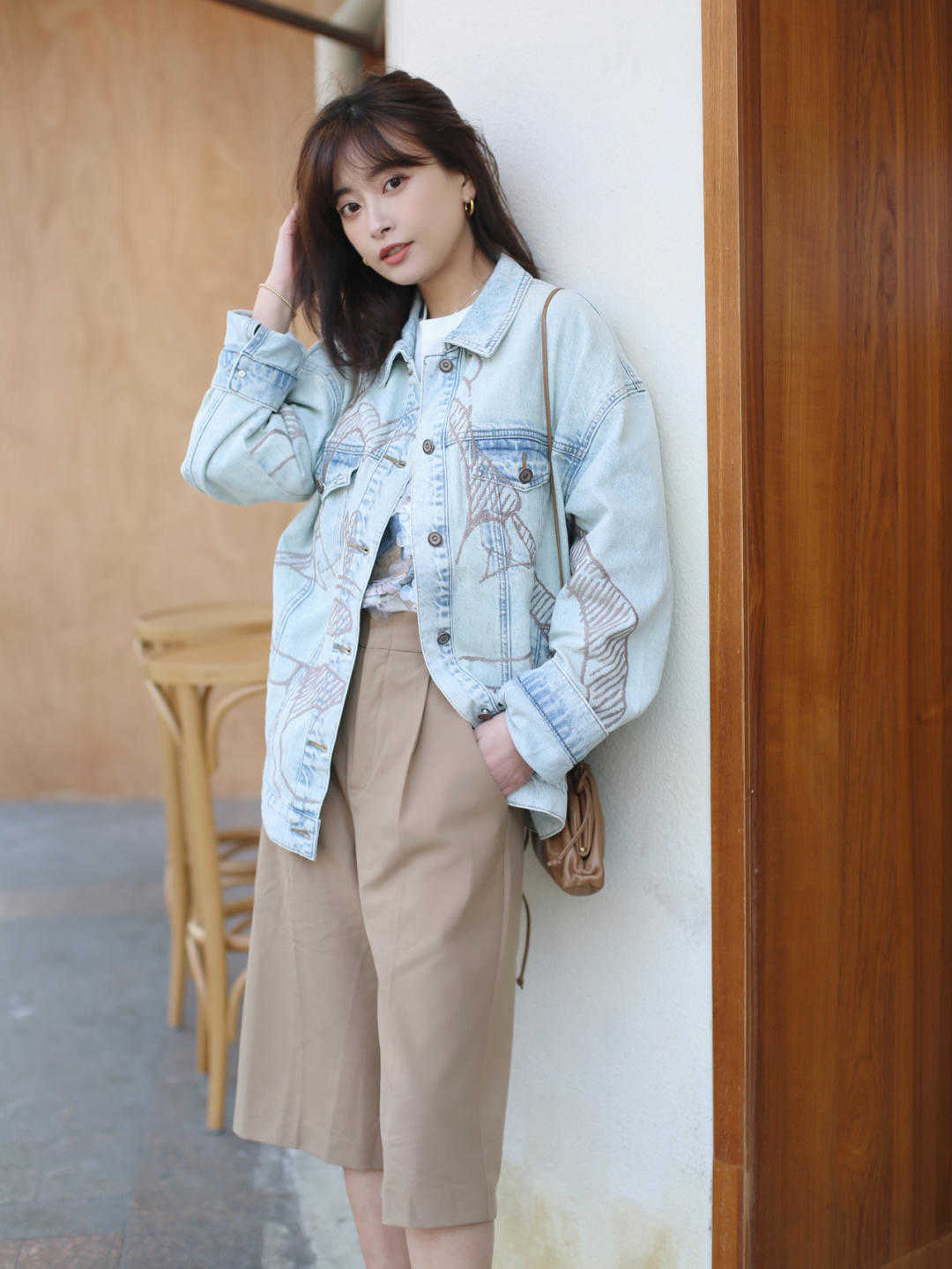 搭配|牛仔外套和秋天更配,这样穿更好看,休闲又有气质