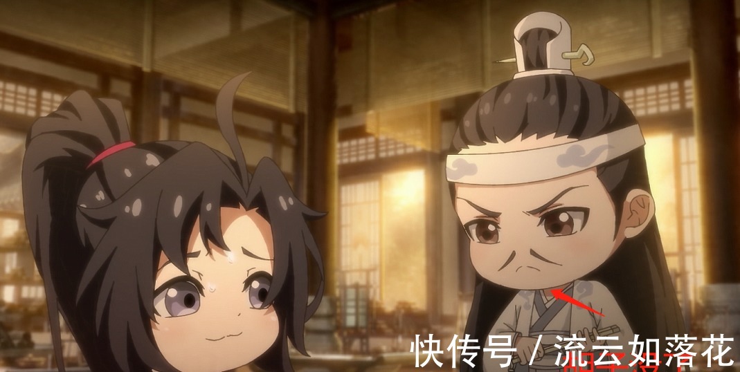 魔道祖师q|《魔道祖师Q》动漫出BUG,叔父的胡子不见了,气一气,十年少
