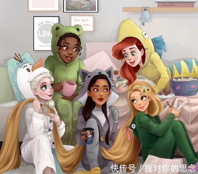 迪士尼公主|迪士尼公主的“不同发型”,双马尾艾莎年轻十岁,长发公主变辣妹