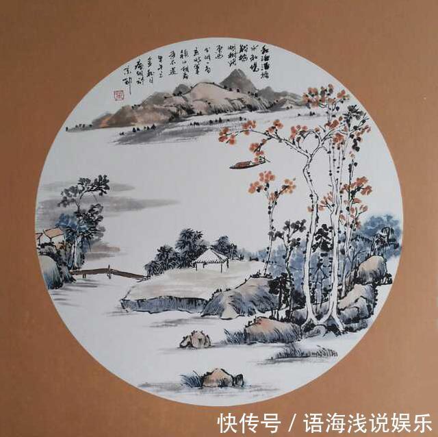 水墨画作#走进张广明先生的水墨画作,赏一场人间春色,盼一季硕果累累