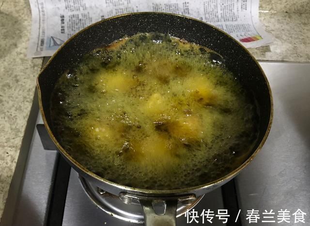 炸丸子,外行用淀粉换成这2样,丸子外酥里嫩,松软Q弹,真香
