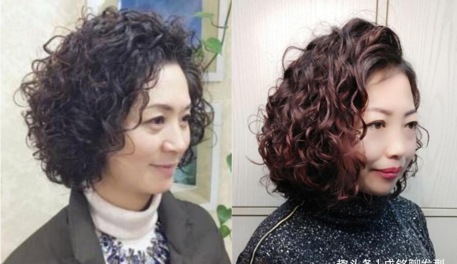发质|老年人烫什么卷好看？发量多烫大卷发量少烫小卷，选对款式更减龄