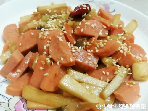 块钱|杏鲍菇最简单的做法,2块钱炒一盆,香甜好吃又不贵,3分种就学会