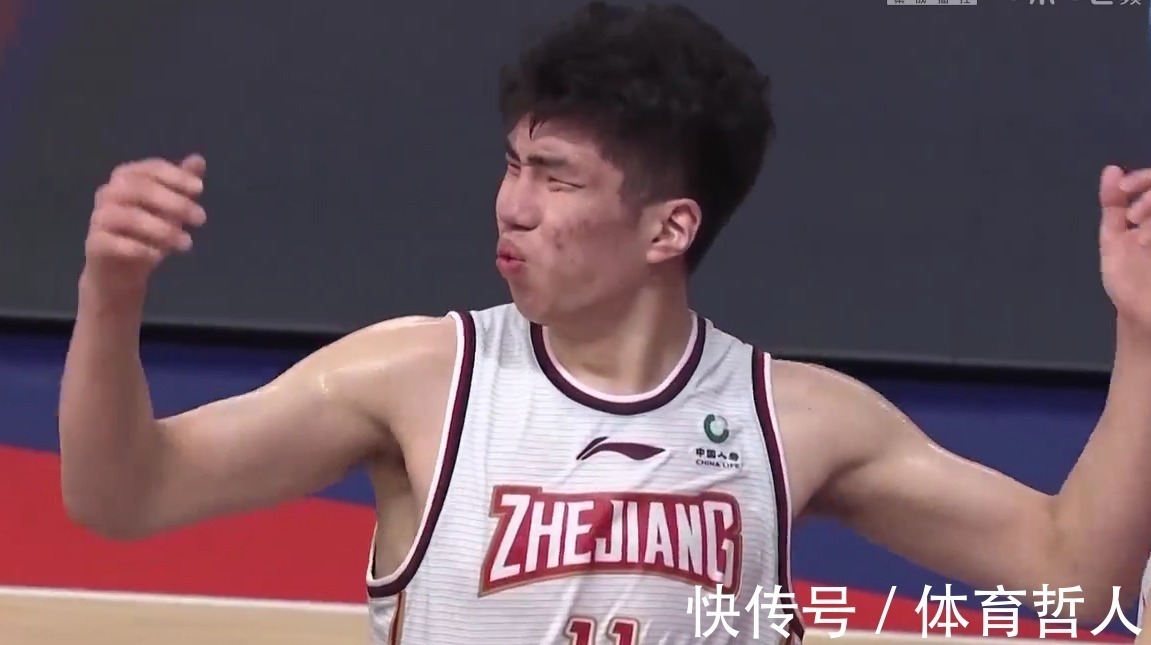 浙江队|12中9!砍23分12板,2米20小将令人期待,未来或可比肩易建联