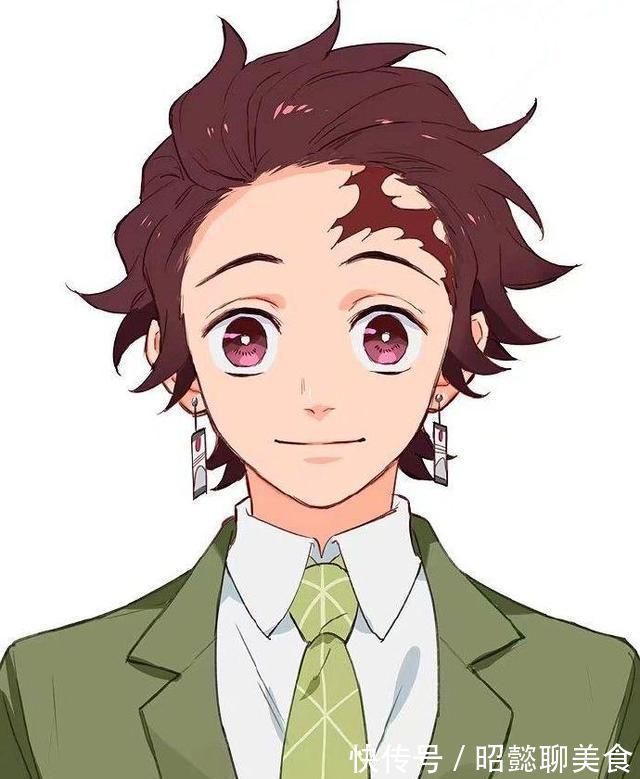 炭治郎|当鬼灭之刃角色拍起证件照,伊之助搞笑担当,最后一张画风不太对