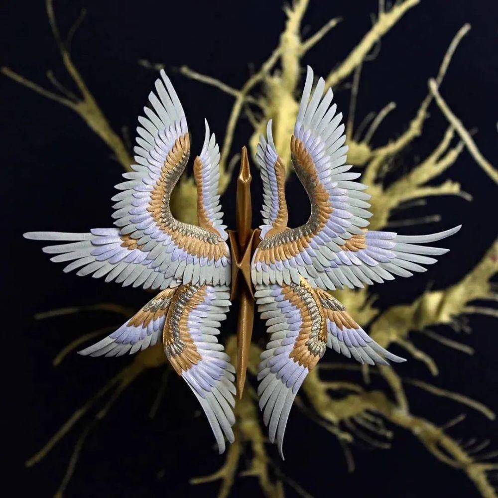 抑郁小哥把一只2毛钱的千纸鹤折成了我买不起的样子,不但病好了还年入百万