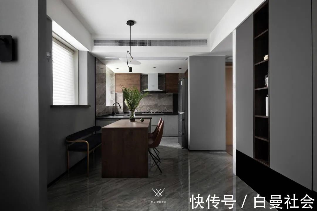 灰色调|120㎡现代极简风，安静华丽的高级，优雅端庄好大气