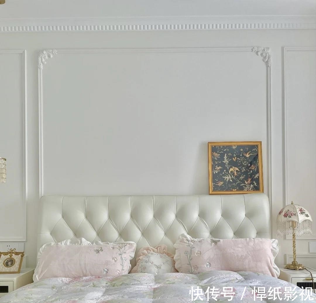 飘窗垫|这是我们见过最浪漫的132㎡法式装修，屋内干净到“一层不染”