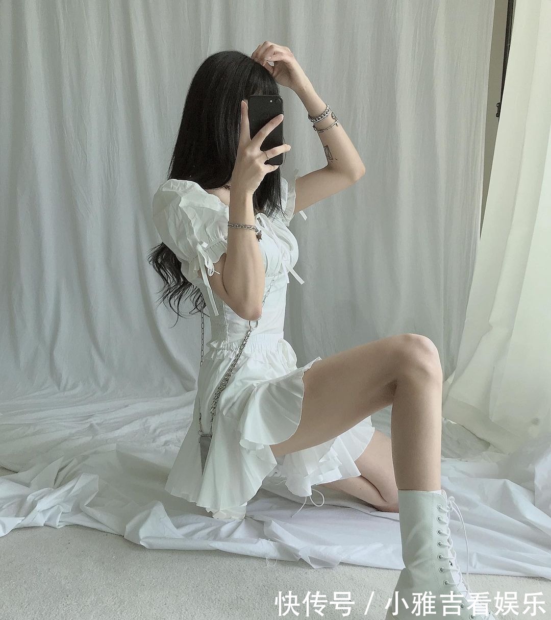 时髦|想要变成夏日时髦精，离不开又纯又欲的小白裙，心动感十足