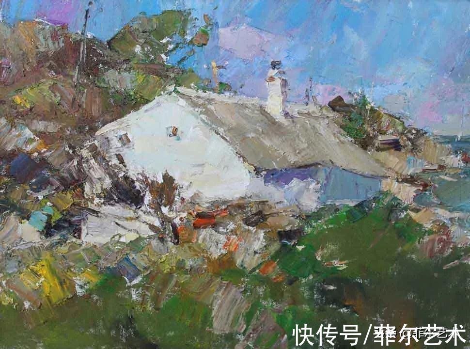 艺术学院&粗犷笔触,大块色彩~乌克兰画家伊诺泽姆采夫油画作品欣赏