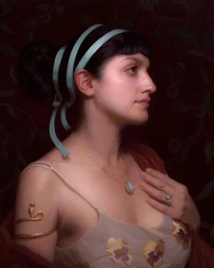 肖像|注入生命的肖像画家 阿德里安的油画作品