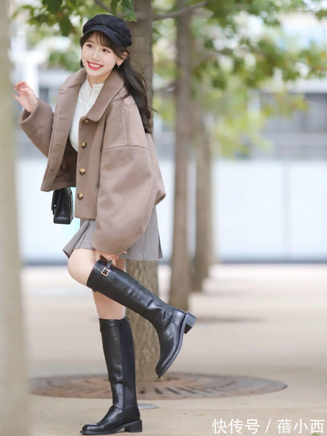 冬季 “短外套”才是最适合小个子的单品,冬季气质款长这样,时髦洋气