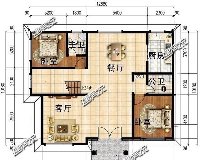 农村|占地120平的欧式别墅, 造型大气辉煌, 盖在农村没人敢说你土!