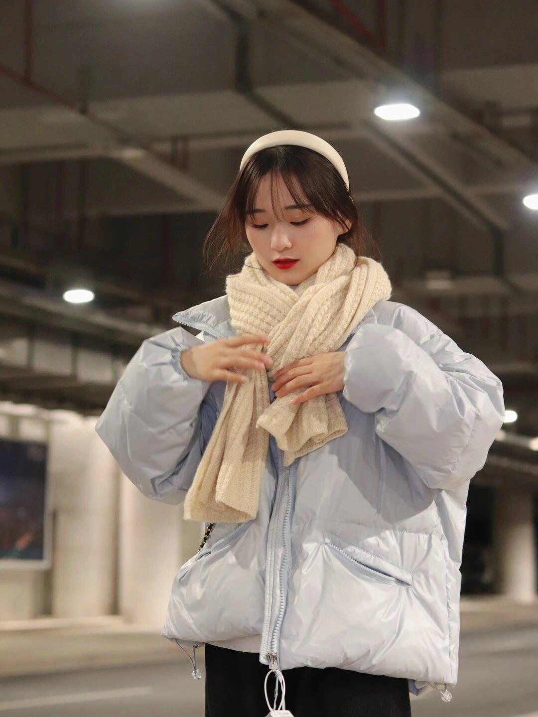 百搭|适合小个子女生的短款羽绒服,保暖温柔还显腿长,日常百搭不挑人