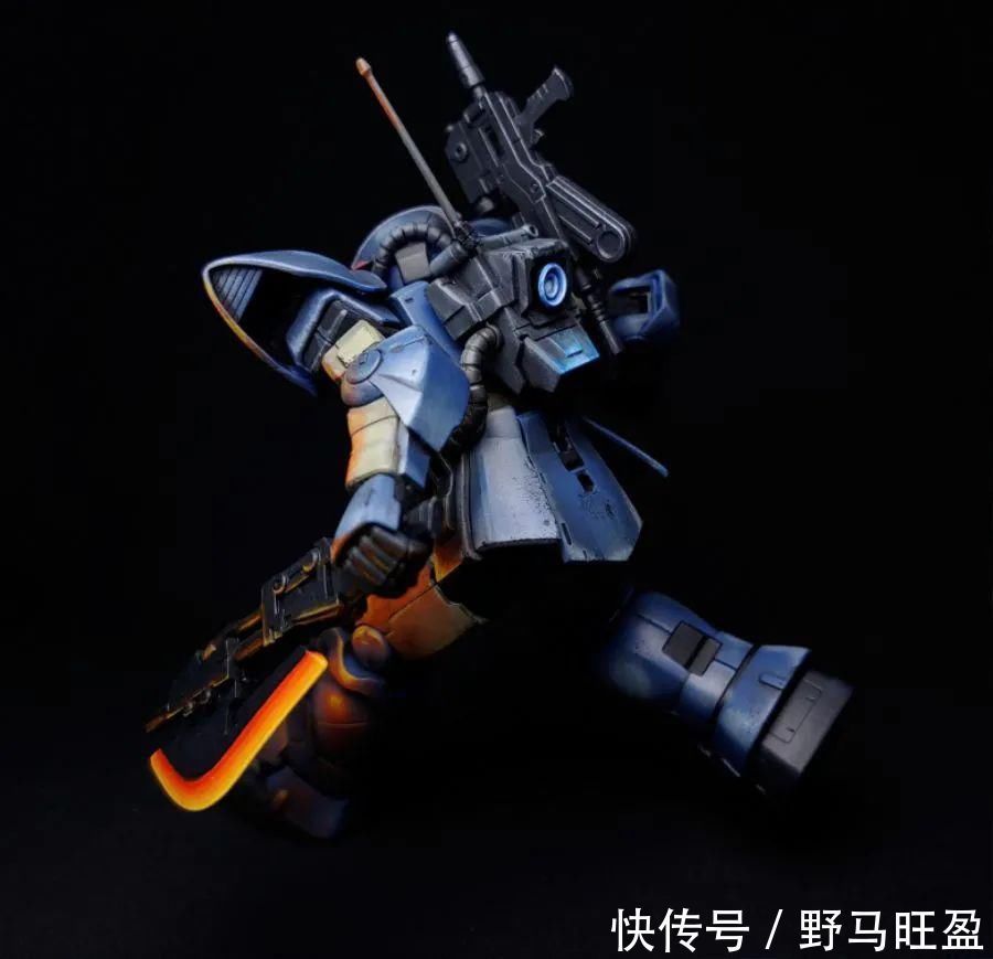 涂装|走路带风，跑步压弯，机动扎古超美光影涂装
