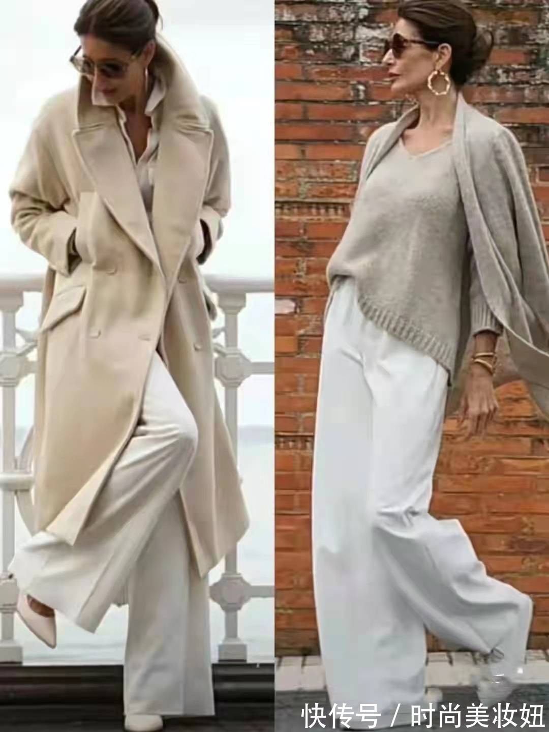 博主|会打扮的女人气质都不会差,50岁的她穿得高级大气,值得学习