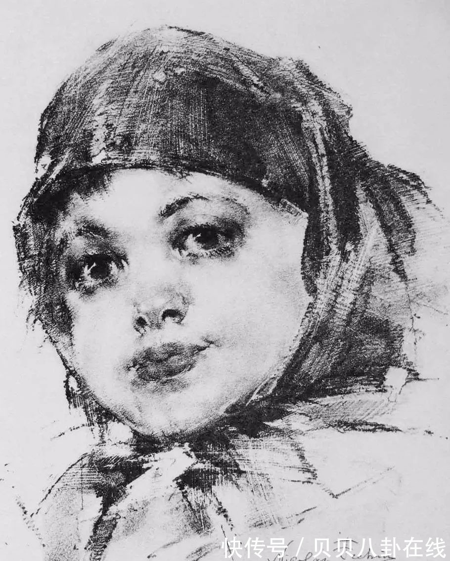 尼古拉#如果没有一定的素描功底,是画不出这样经典作品的