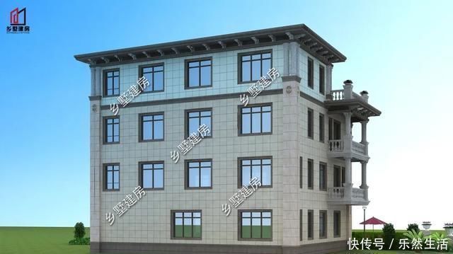 相邻|16X14米豪华四层别墅,设计格调满满,打造高品质农村生活