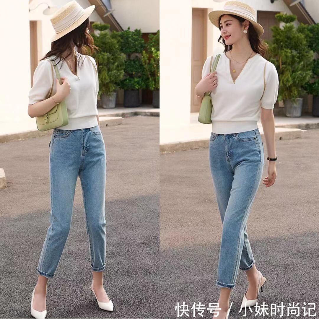 夏日|夏季针织衫新穿法，比T恤时尚，比衬衫优雅！显气质又美丽