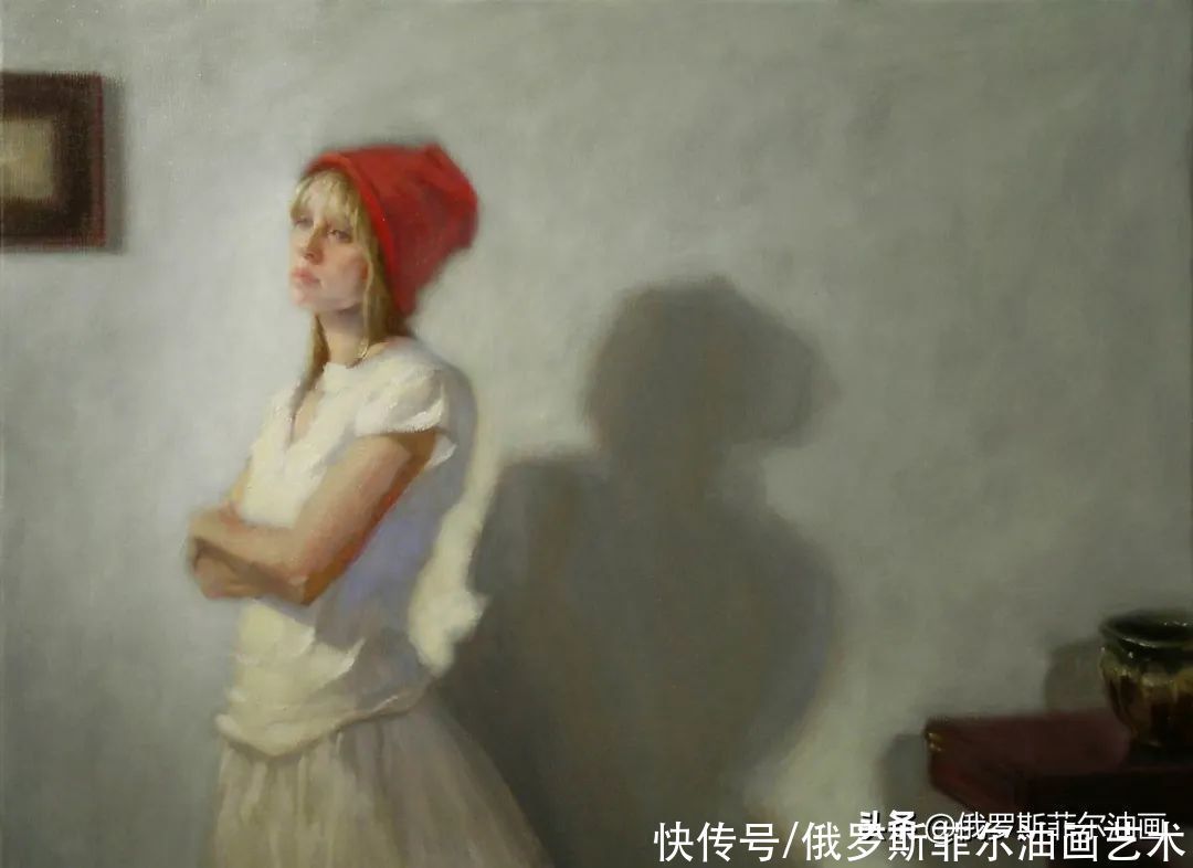 油画&美国画家桑德拉·弗朗德的油画里，充满了微妙而引人注目的情感