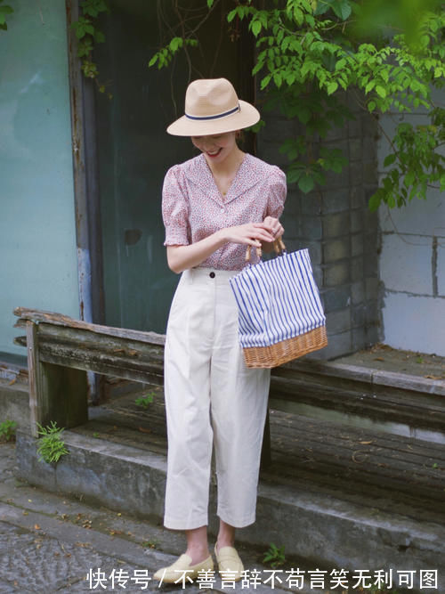 尖头 今年流行的“九分裤+低跟鞋”这样穿,显高还有气质,适合小个子