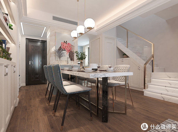 玄关|看了她家的轻奢风装修,羡慕了,全屋低调、内敛又不失高贵和奢华