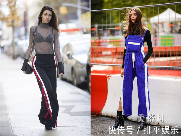 穿搭 明星达人时髦穿搭来学下,小小裤脚开叉,瞬间提升你的时髦度