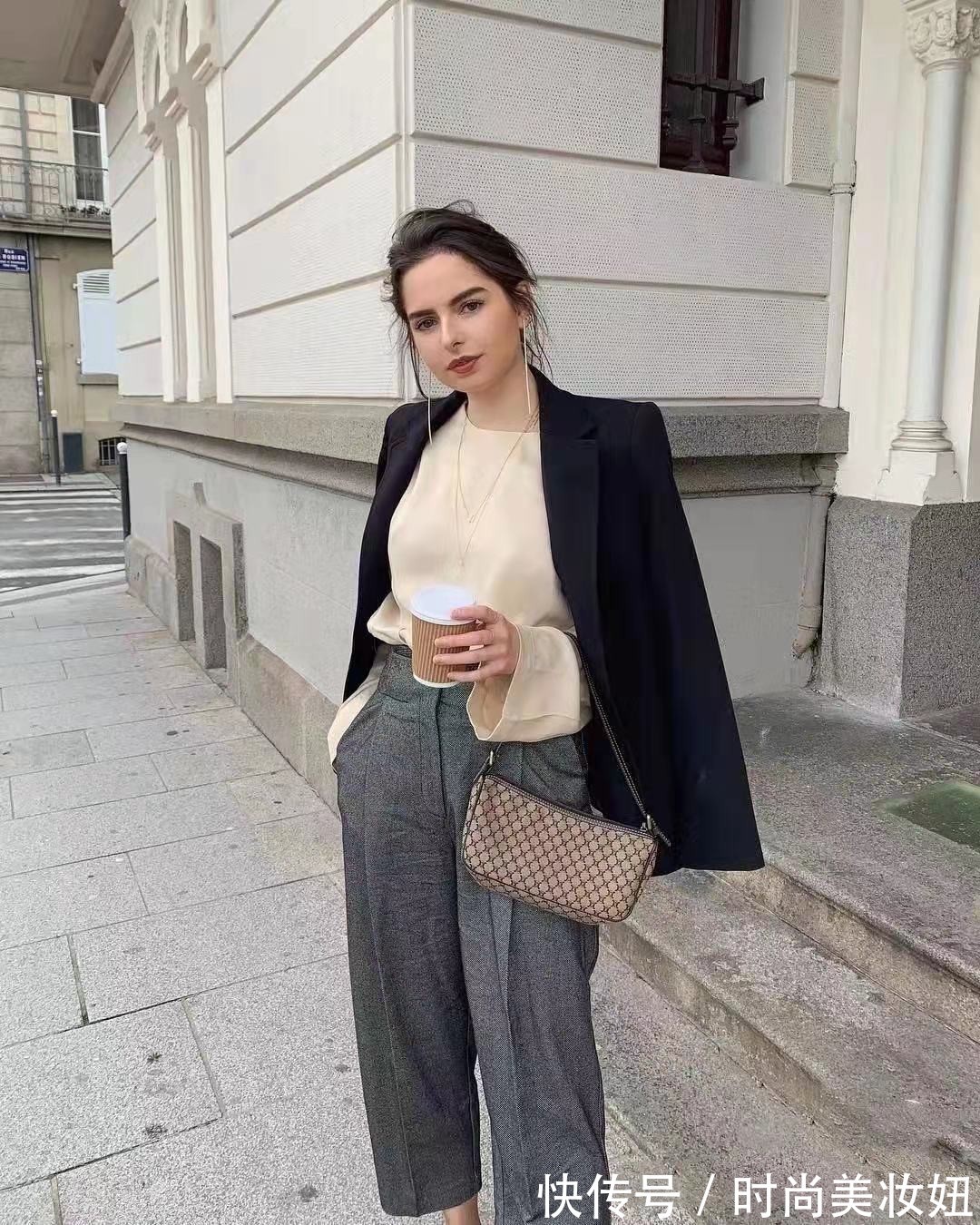 极简|小个子微胖女孩依旧可以穿得优雅,极简法式穿搭,照穿很气质