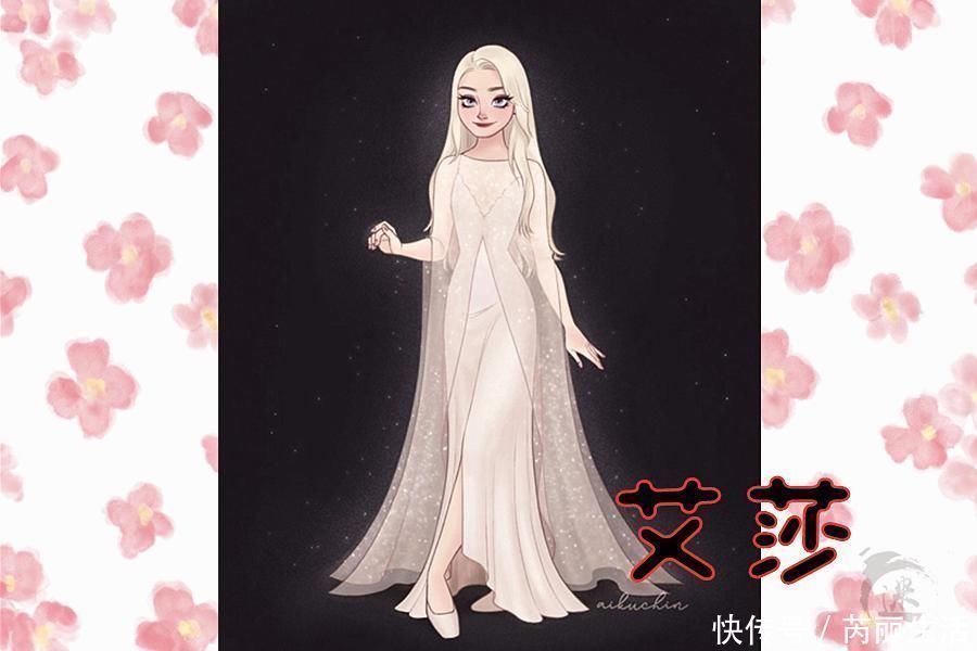 梦幻婚纱|迪士尼公主的“梦幻婚纱”,贝儿像孕妇,全场最美竟不是艾莎