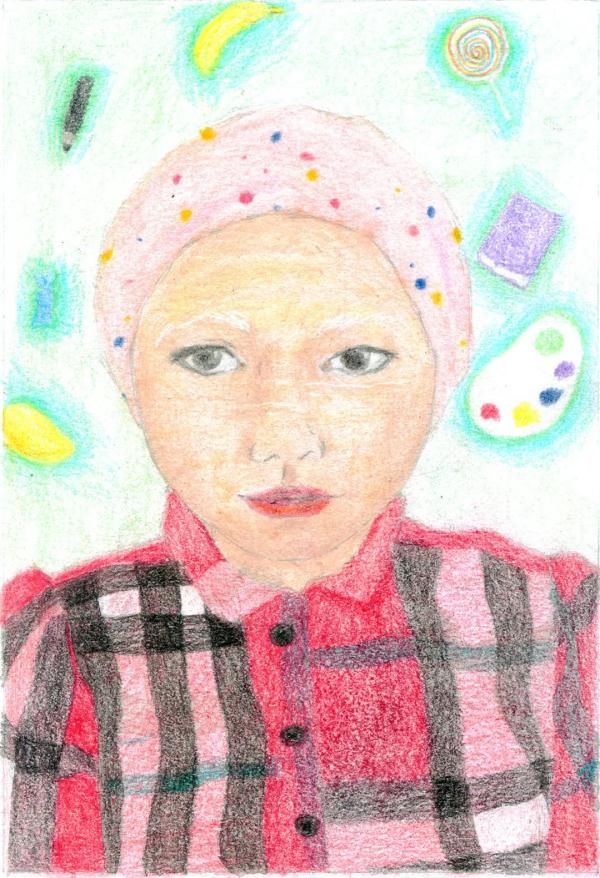 定格|爱画画的“蝴蝶女孩”定格在18岁