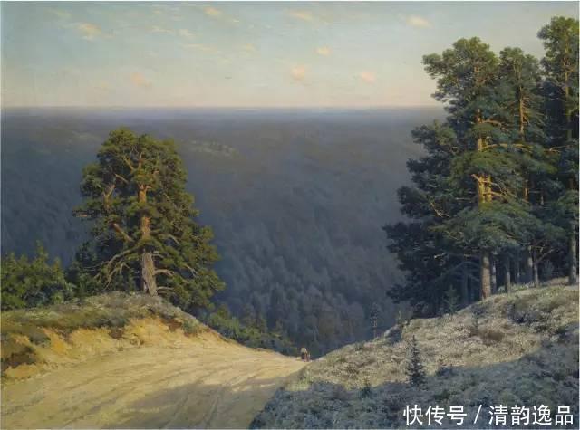 希什金！俄国巡回画派，风景画大师希什金，史诗般森林风景油画作品欣赏