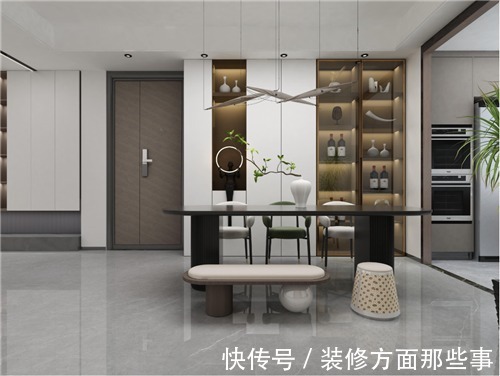 封闭感|130㎡现代简约风,客厅背景墙灰色瓷砖上墙,又美又高级!