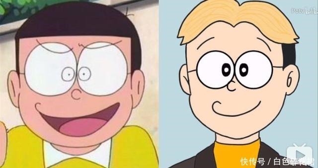 当童年动漫的人物上大学后，大雄变文艺青年，飞天小女警堪称整容