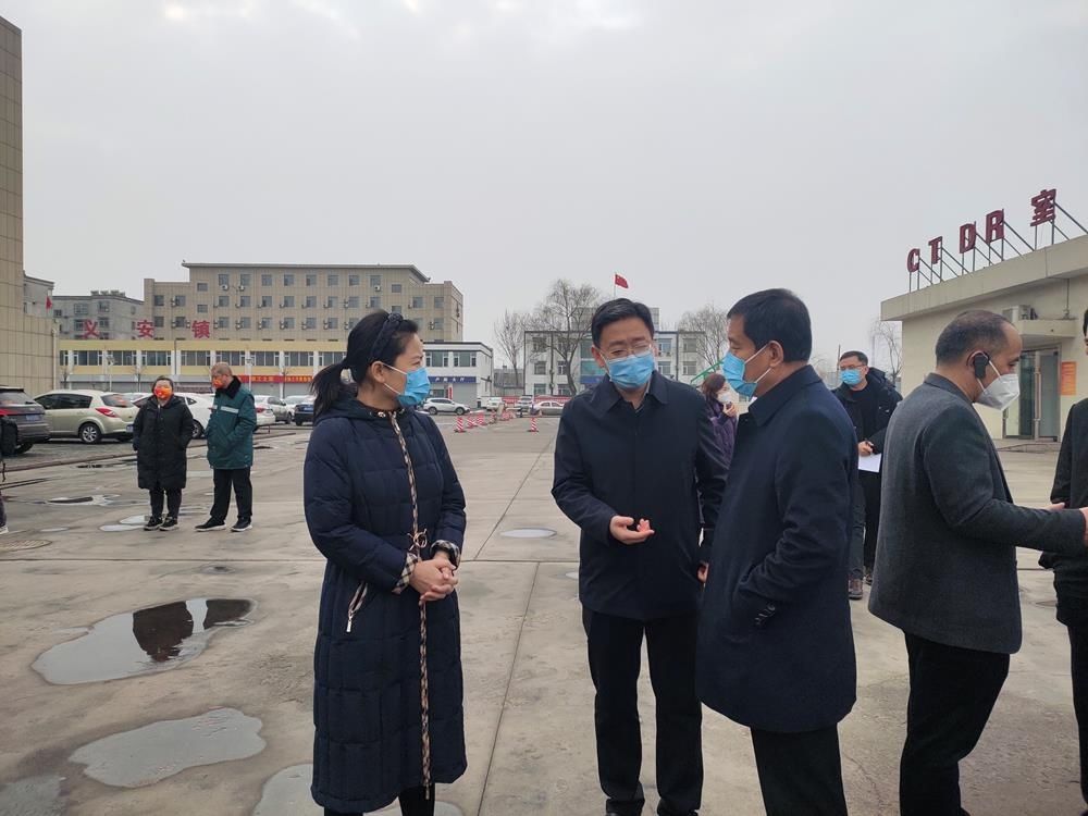 运城市盐湖区考察组在介休市考察“基层卫生健康综合试验区”建设工作