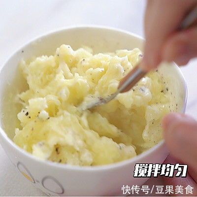 沙拉酱|大人小孩都爱吃的土豆泥灯笼虾，学起来