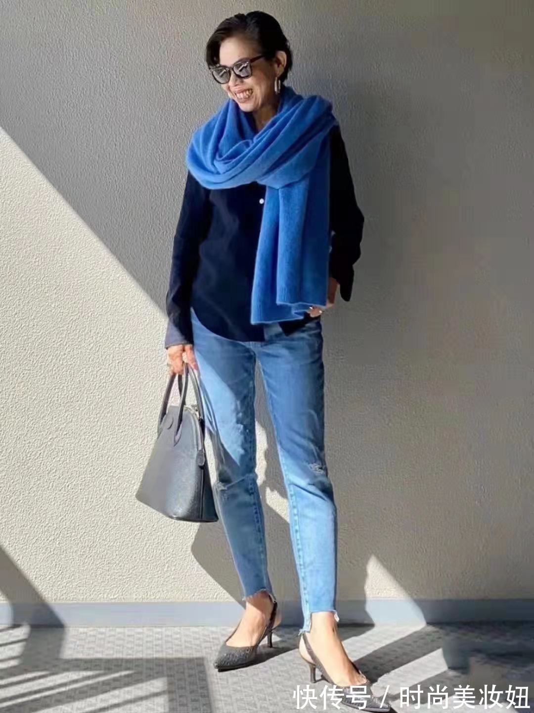 姐姐|这位58岁“小个子”姐姐太会穿,每套都保暖洋气,大妈们都该学学