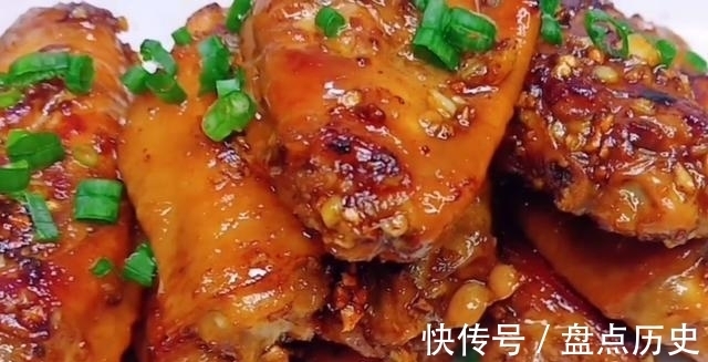手指|这样做的蒜香鸡翅，老婆吃到吮手指，直呼太香没吃够
