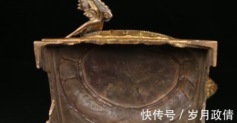 绿松石$清早期,铜鎏金绿度母造像