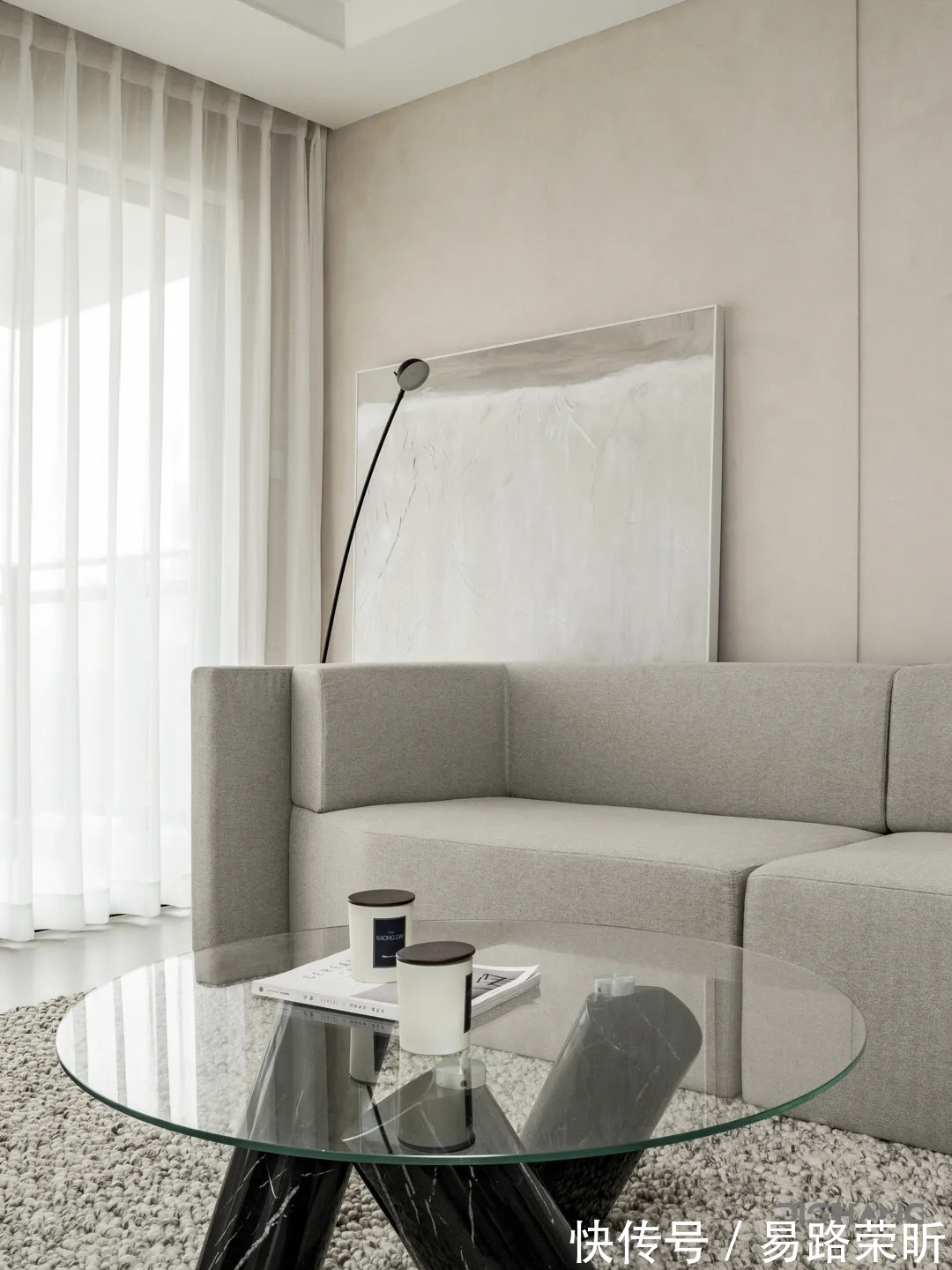 干湿分区|118㎡现代简约风三居,月球元素的运用、太空舱书房的设计,有趣