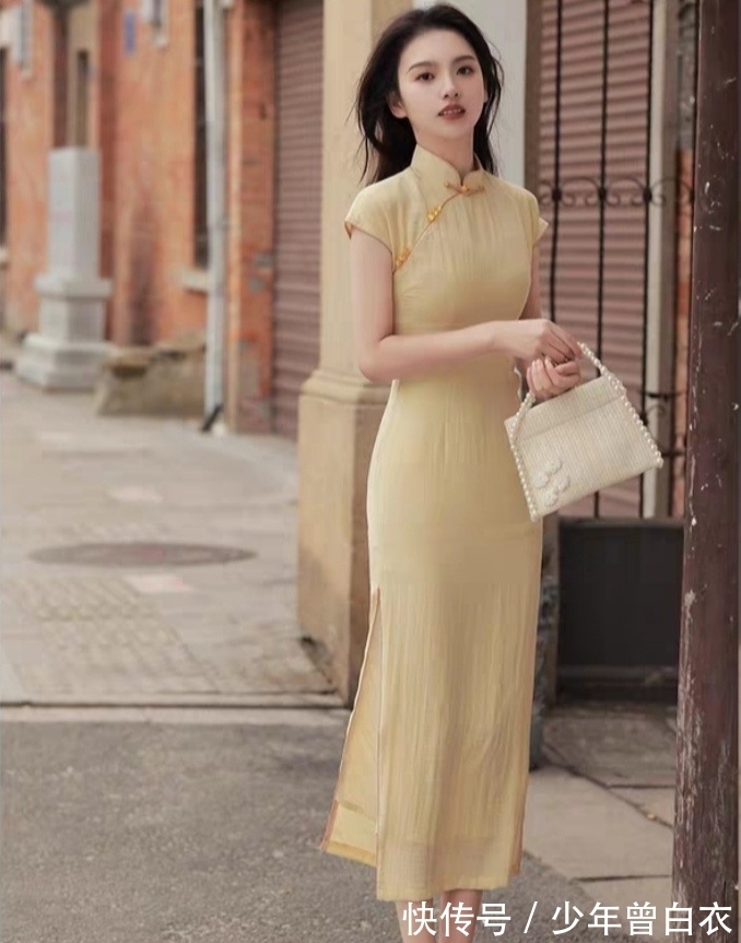 旗袍 迷人旗袍美女完美身材,展示现代东方女性韵味
