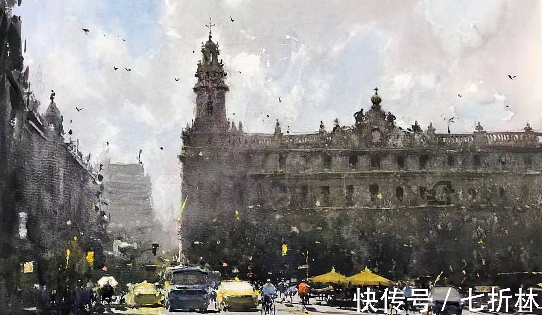 终身成就奖$他是外光绘画终身成就奖得主,他是水彩艺术大师Joseph Zbukvic