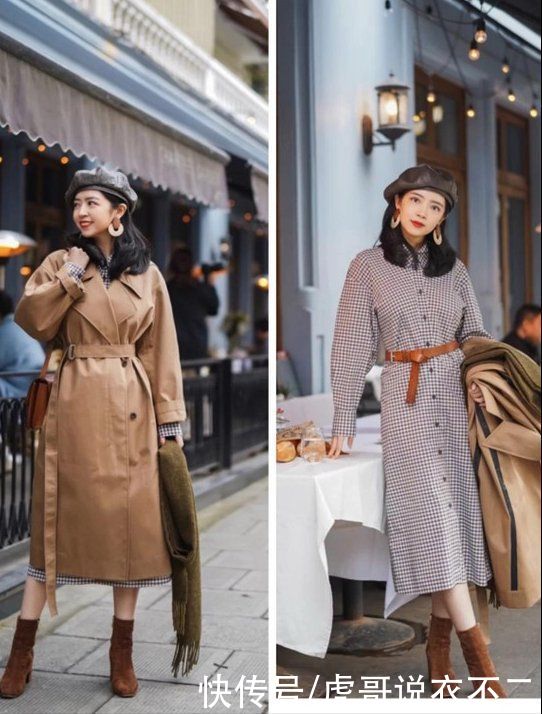 论初春季节风衣的搭配，还是三木最经典，“优雅感”信手拈来