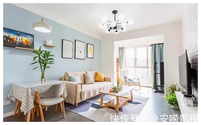 小户型|66平北欧风清新小家,全屋花10万装好,客厅阳台尤为漂亮实用