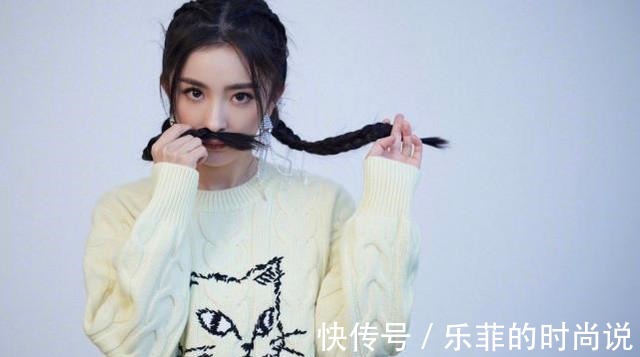 美腿|杨幂少女感爆棚!拳击辫配毛衣短裤,“漫画腿”瞩目!