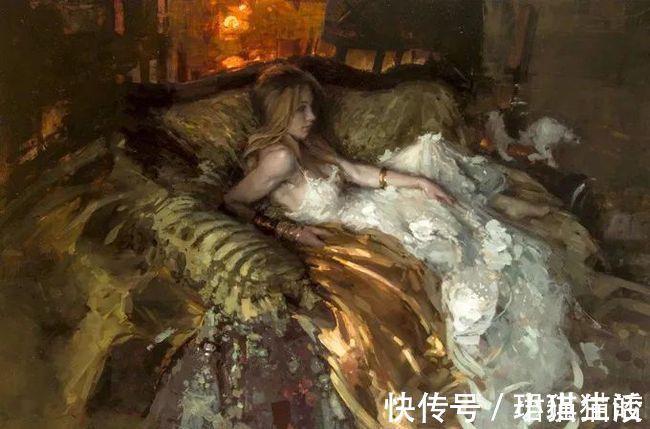 油画#艺术家杰里米·曼恩的油画,颜色既生动又大气!