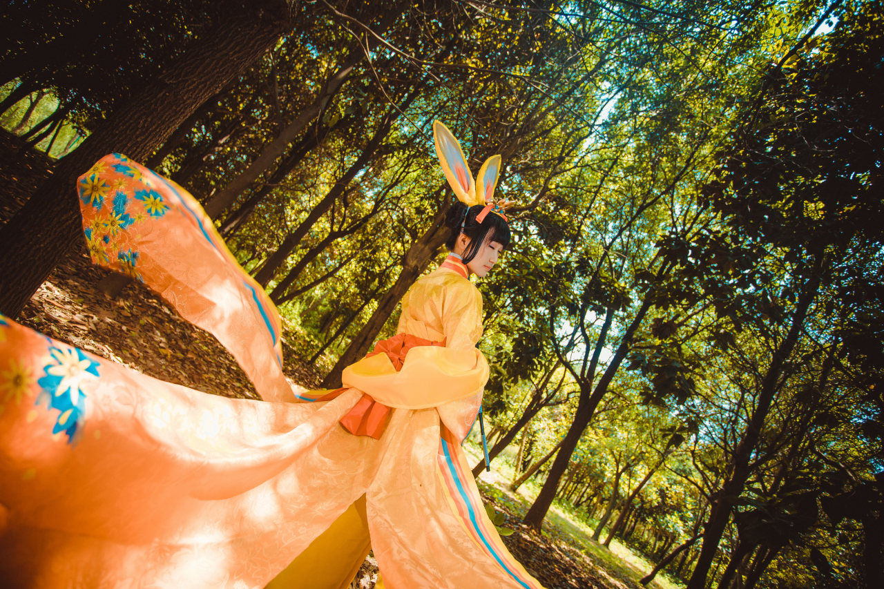 山兔|阴阳师山兔山蛙Cosplay