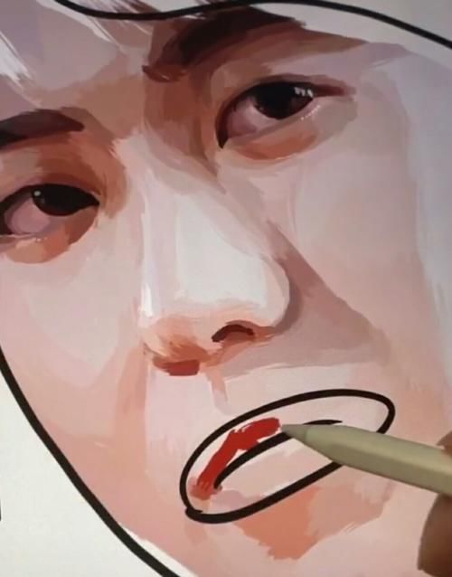 蔡徐坤|美术生手绘蔡徐坤,开始差点晕过去,结果这也过分优秀了